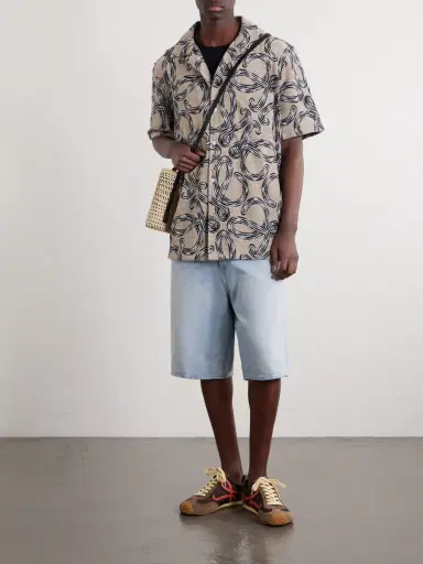 Loewe Paula's Ibiza Camp-Collar Printed Cotton-Blend Terry Shirt - Men | Thumbnail 2 Loewe Paula's Ibiza Camp-Collar Printed Cotton-Blend Terry Shirt - Men | Thumbnail 2