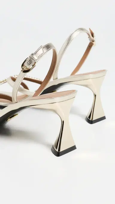 Stella McCartney Elsa Metallic Heeled Chain Sandals 65mm | Thumbnail 4 Stella McCartney Elsa Metallic Heeled Chain Sandals 65mm | Thumbnail 4