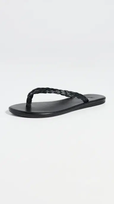 Ancient Greek Sandals Saionara Raffia Flip Flop Black 40 | Thumbnail 2 Ancient Greek Sandals Saionara Raffia Flip Flop Black 40 | Thumbnail 2