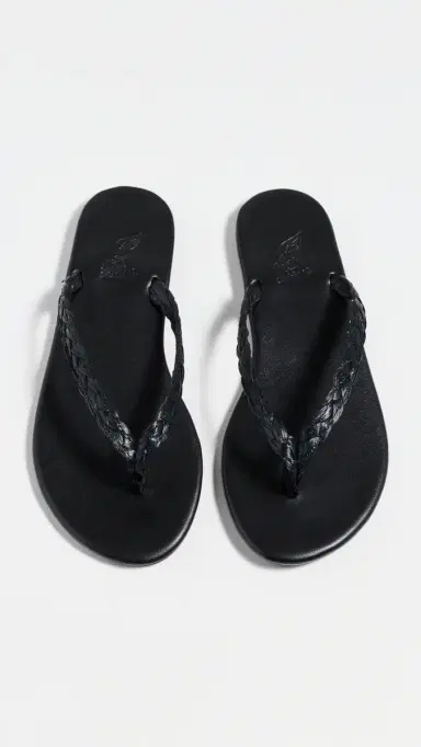 Ancient Greek Sandals Saionara Raffia Flip Flop Black 40 | Thumbnail 5 Ancient Greek Sandals Saionara Raffia Flip Flop Black 40 | Thumbnail 5