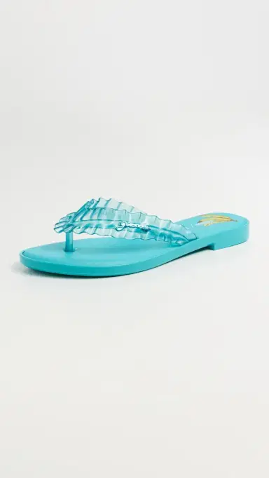 Melissa x Ganni Jelly Flip Flops Blue | Thumbnail 2 Melissa x Ganni Jelly Flip Flops Blue | Thumbnail 2