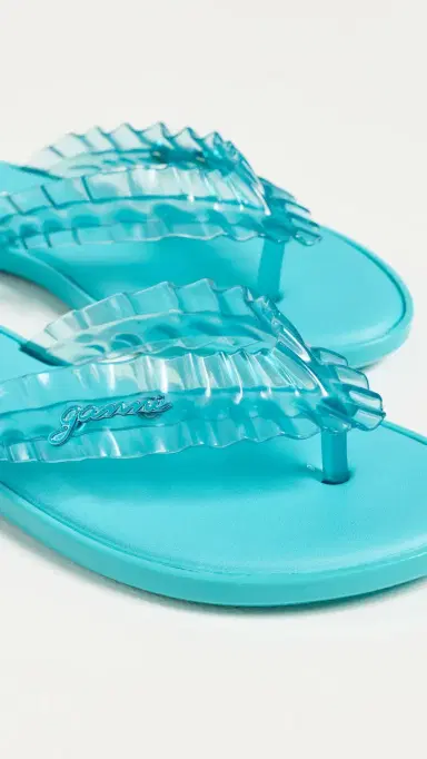 Melissa x Ganni Jelly Flip Flops Blue | Thumbnail 6 Melissa x Ganni Jelly Flip Flops Blue | Thumbnail 6