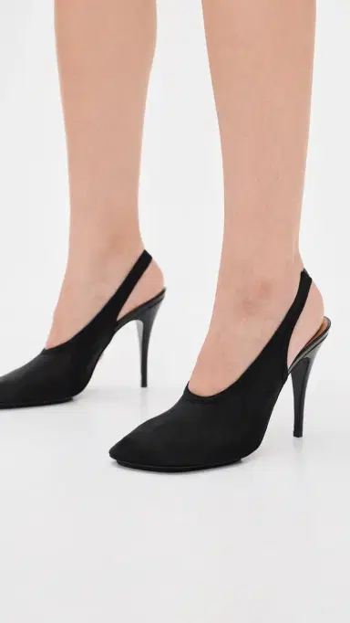 Stella McCartney Slingback Stretch Mesh Pumps Black | Thumbnail 3 Stella McCartney Slingback Stretch Mesh Pumps Black | Thumbnail 3