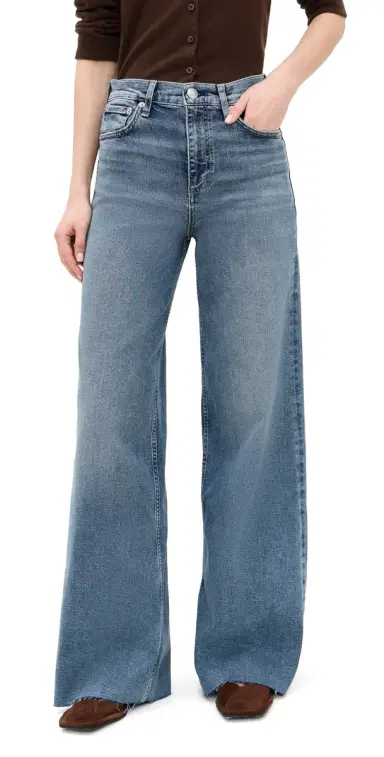 rag & bone Flexi Sofie High Rise Full Length Wide Jeans Mack | Thumbnail 1 rag & bone Flexi Sofie High Rise Full Length Wide Jeans Mack | Thumbnail 1