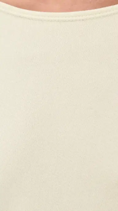 perfectwhitetee Briana French Terry Long Sleeve Tee Custard | Thumbnail 6 perfectwhitetee Briana French Terry Long Sleeve Tee Custard | Thumbnail 6