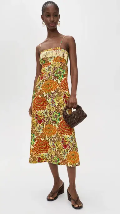 ALÉMAIS Lana Linen Day Dress Multi | Thumbnail 2 ALÉMAIS Lana Linen Day Dress Multi | Thumbnail 2