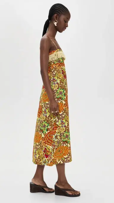 ALÉMAIS Lana Linen Day Dress Multi | Thumbnail 4 ALÉMAIS Lana Linen Day Dress Multi | Thumbnail 4