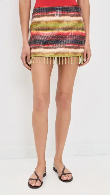 Runaway the Label Martini Sequin Miniskirt Anabell Red | Thumbnail 2 Runaway the Label Martini Sequin Miniskirt Anabell Red | Thumbnail 2