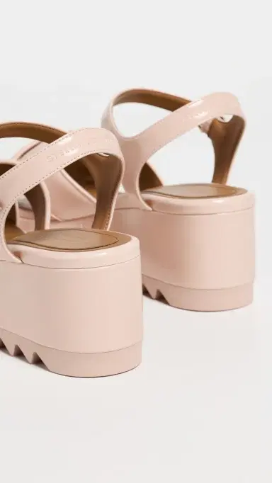 Stella McCartney Elyse Criss Cross Sandals | Thumbnail 4 Stella McCartney Elyse Criss Cross Sandals | Thumbnail 4