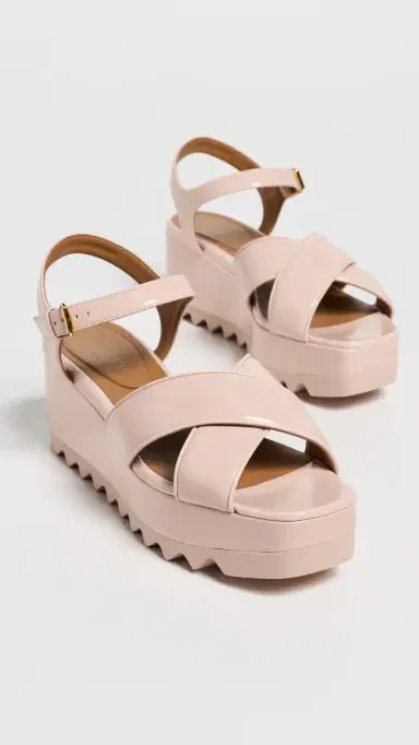 Stella McCartney Elyse Criss Cross Sandals | Thumbnail 5 Stella McCartney Elyse Criss Cross Sandals | Thumbnail 5