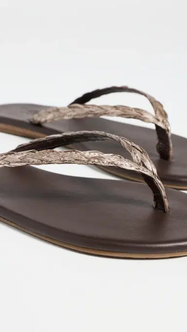 Ancient Greek Sandals Saionara Raffia Flip Flops Brown 40 | Thumbnail 6 Ancient Greek Sandals Saionara Raffia Flip Flops Brown 40 | Thumbnail 6