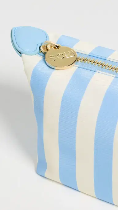 Stoney Clover Lane Stripe Pouchette Periwinkle Stripe One Size | Thumbnail 5 Stoney Clover Lane Stripe Pouchette Periwinkle Stripe One Size | Thumbnail 5