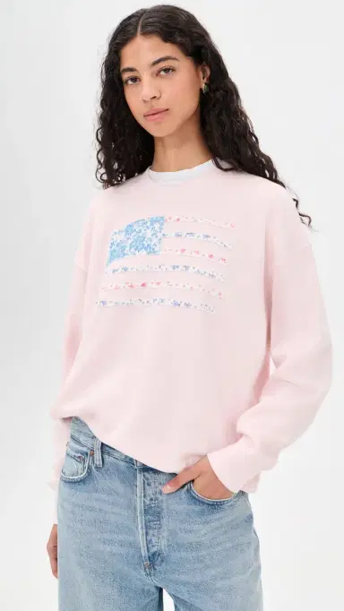 LoveShackFancy Palo Pullover Wistful Pink XS/S | Thumbnail 2 LoveShackFancy Palo Pullover Wistful Pink XS/S | Thumbnail 2