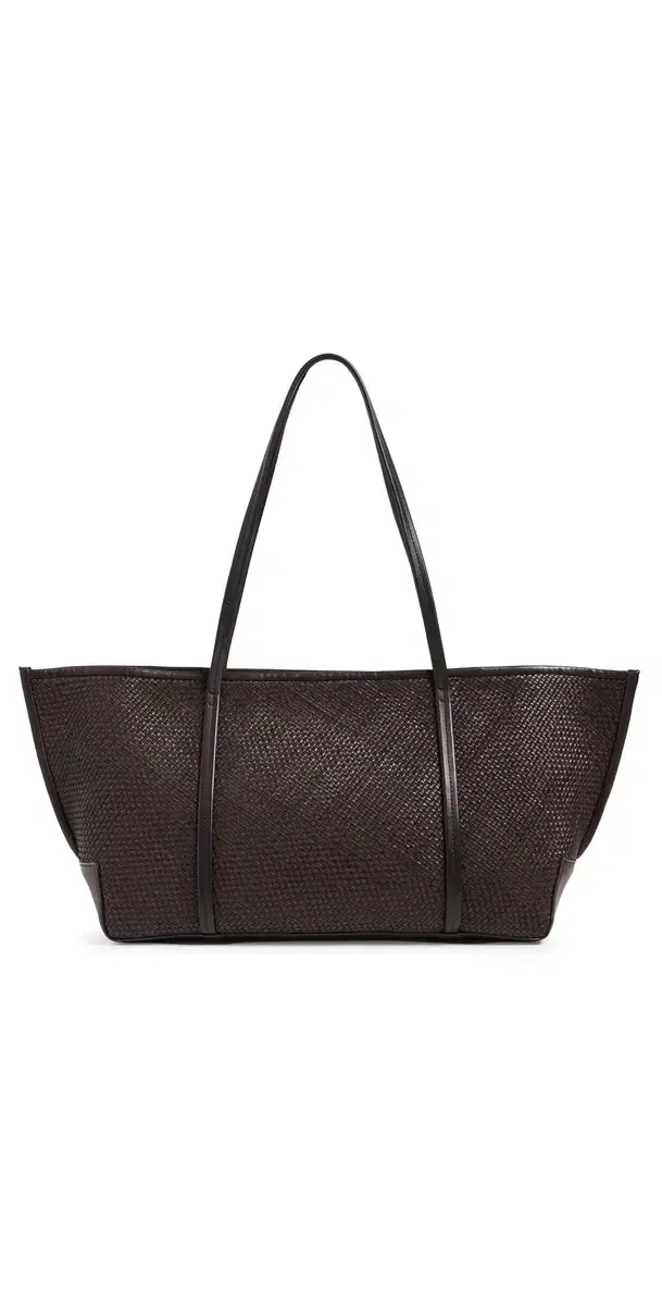Woven Bateau Tote Coffee One Size Woven Bateau Tote Coffee One Size