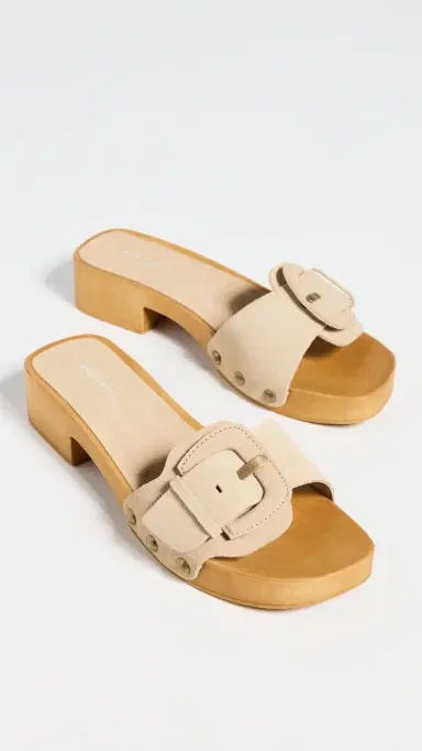 INTENTIONALLY BLANK Mar Suede Clogs Taupe 39 | Thumbnail 5 INTENTIONALLY BLANK Mar Suede Clogs Taupe 39 | Thumbnail 5
