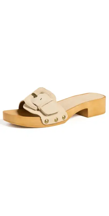 INTENTIONALLY BLANK Mar Suede Clogs Taupe 39 | Thumbnail 1 INTENTIONALLY BLANK Mar Suede Clogs Taupe 39 | Thumbnail 1