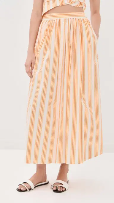Rosie Assoulin Easy Does It Skirt Creamsicle | Thumbnail 2 Rosie Assoulin Easy Does It Skirt Creamsicle | Thumbnail 2