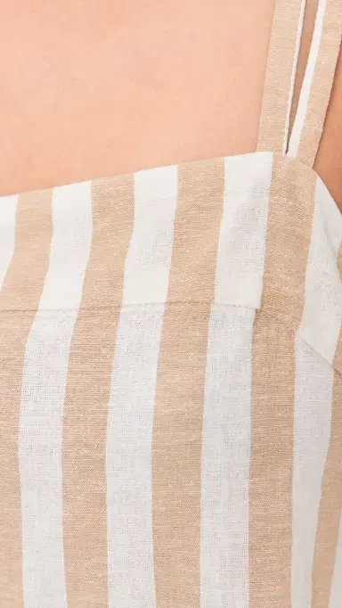 Marine Layer Hemp Tank Cream/Taupe tripe | Thumbnail 6 Marine Layer Hemp Tank Cream/Taupe tripe | Thumbnail 6
