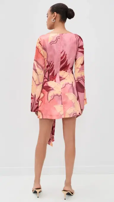 SEVEN WONDERS Kaeli Long Sleeve Mini Dress Kaeli Berry | Thumbnail 3 SEVEN WONDERS Kaeli Long Sleeve Mini Dress Kaeli Berry | Thumbnail 3