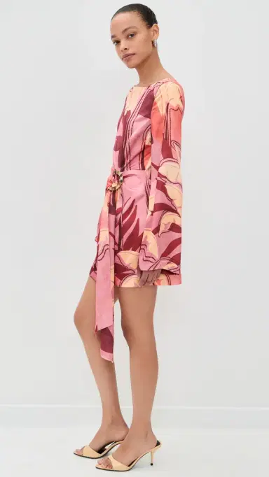 SEVEN WONDERS Kaeli Long Sleeve Mini Dress Kaeli Berry | Thumbnail 4 SEVEN WONDERS Kaeli Long Sleeve Mini Dress Kaeli Berry | Thumbnail 4