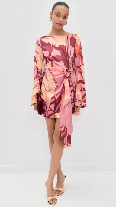 SEVEN WONDERS Kaeli Long Sleeve Mini Dress Kaeli Berry | Thumbnail 5 SEVEN WONDERS Kaeli Long Sleeve Mini Dress Kaeli Berry | Thumbnail 5