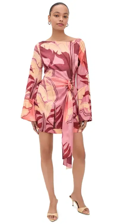 SEVEN WONDERS Kaeli Long Sleeve Mini Dress Kaeli Berry | Thumbnail 1 SEVEN WONDERS Kaeli Long Sleeve Mini Dress Kaeli Berry | Thumbnail 1