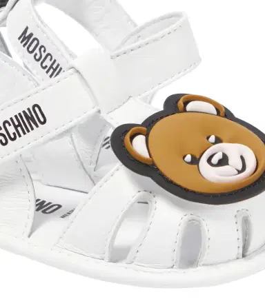 Moschino Kids Baby Teddy Bear leather sandals | Thumbnail 5 Moschino Kids Baby Teddy Bear leather sandals | Thumbnail 5