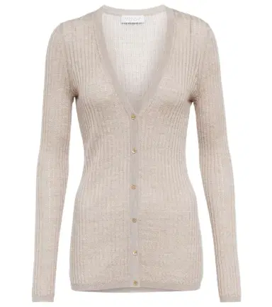 Gabriela Hearst Emma pointelle cashmere and silk cardigan | Thumbnail 1 Gabriela Hearst Emma pointelle cashmere and silk cardigan | Thumbnail 1