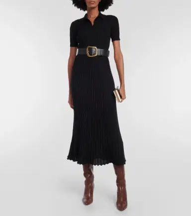 Gabriela Hearst Amor silk and cashmere midi dress | Thumbnail 4 Gabriela Hearst Amor silk and cashmere midi dress | Thumbnail 4