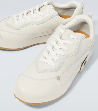 Loewe Deconstructed leather sneakers | Thumbnail 4 Loewe Deconstructed leather sneakers | Thumbnail 4