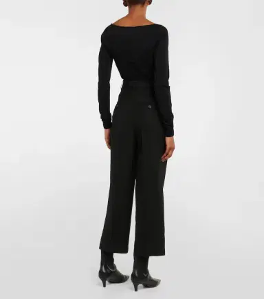 Toteme High-rise cropped straight pants | Thumbnail 3 Toteme High-rise cropped straight pants | Thumbnail 3
