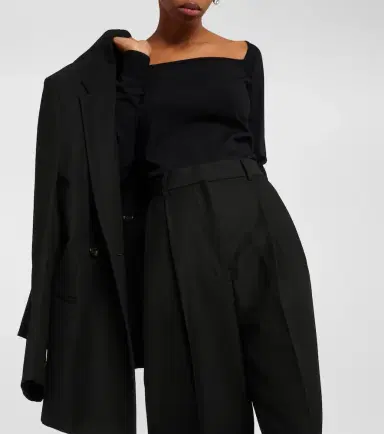Toteme High-rise cropped straight pants | Thumbnail 4 Toteme High-rise cropped straight pants | Thumbnail 4