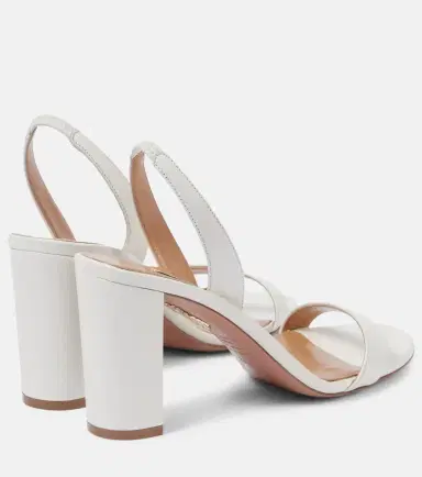 Aquazzura So Nude 85 leather slingback sandals | Thumbnail 2 Aquazzura So Nude 85 leather slingback sandals | Thumbnail 2
