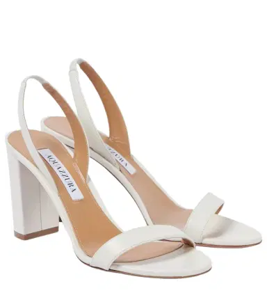 Aquazzura So Nude 85 leather slingback sandals | Thumbnail 1 Aquazzura So Nude 85 leather slingback sandals | Thumbnail 1