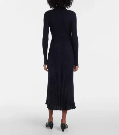 Gabriela Hearst Ardor ribbed-knit cashmere and silk polo dress | Thumbnail 5 Gabriela Hearst Ardor ribbed-knit cashmere and silk polo dress | Thumbnail 5