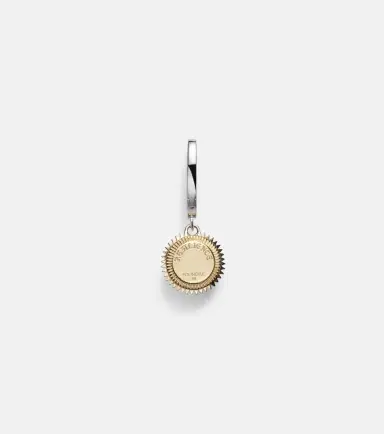 Foundrae Resilience Mini 18kt yellow and white gold single earring with diamonds | Thumbnail 3 Foundrae Resilience Mini 18kt yellow and white gold single earring with diamonds | Thumbnail 3