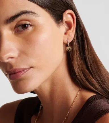 Foundrae Resilience Mini 18kt yellow and white gold single earring with diamonds | Thumbnail 4 Foundrae Resilience Mini 18kt yellow and white gold single earring with diamonds | Thumbnail 4