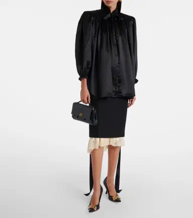 Balenciaga Silk satin blouse | Thumbnail 2 Balenciaga Silk satin blouse | Thumbnail 2