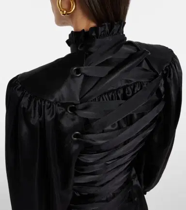 Balenciaga Silk satin blouse | Thumbnail 3 Balenciaga Silk satin blouse | Thumbnail 3