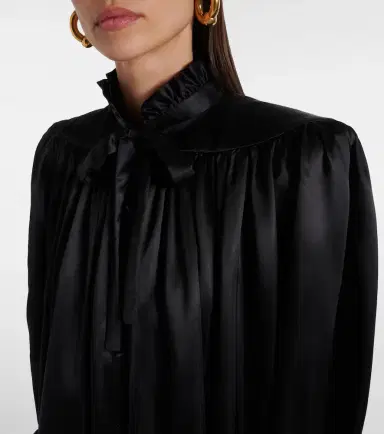 Balenciaga Silk satin blouse | Thumbnail 4 Balenciaga Silk satin blouse | Thumbnail 4