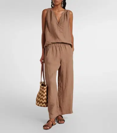Velvet Lola linen wide-leg pants | Thumbnail 5 Velvet Lola linen wide-leg pants | Thumbnail 5