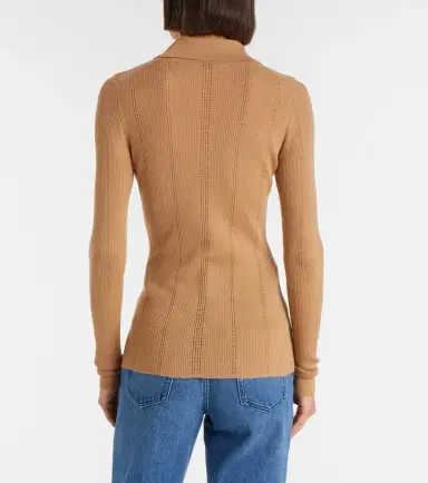 Gabriela Hearst Sophia wool polo sweater | Thumbnail 3 Gabriela Hearst Sophia wool polo sweater | Thumbnail 3