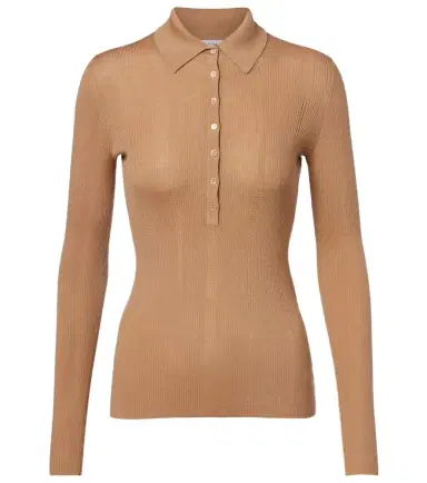 Gabriela Hearst Sophia wool polo sweater | Thumbnail 1 Gabriela Hearst Sophia wool polo sweater | Thumbnail 1
