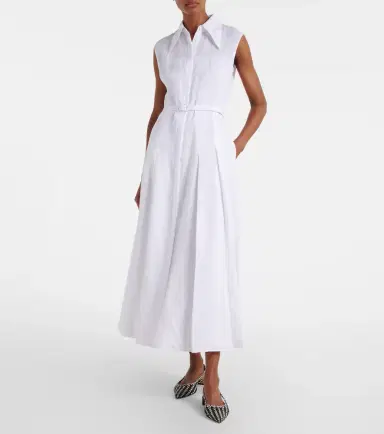 Gabriela Hearst Durand belted linen shirt dress | Thumbnail 2 Gabriela Hearst Durand belted linen shirt dress | Thumbnail 2