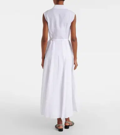 Gabriela Hearst Durand belted linen shirt dress | Thumbnail 4 Gabriela Hearst Durand belted linen shirt dress | Thumbnail 4
