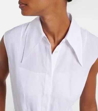 Gabriela Hearst Durand belted linen shirt dress | Thumbnail 5 Gabriela Hearst Durand belted linen shirt dress | Thumbnail 5