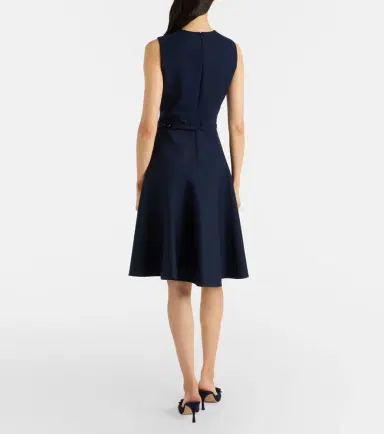 Oscar de la Renta Belted wool-blend midi dress | Thumbnail 5 Oscar de la Renta Belted wool-blend midi dress | Thumbnail 5