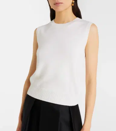 Oscar de la Renta Virgin wool sweater vest | Thumbnail 5 Oscar de la Renta Virgin wool sweater vest | Thumbnail 5