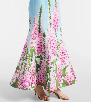 Oscar de la Renta Foxglove corset gown | Thumbnail 5 Oscar de la Renta Foxglove corset gown | Thumbnail 5