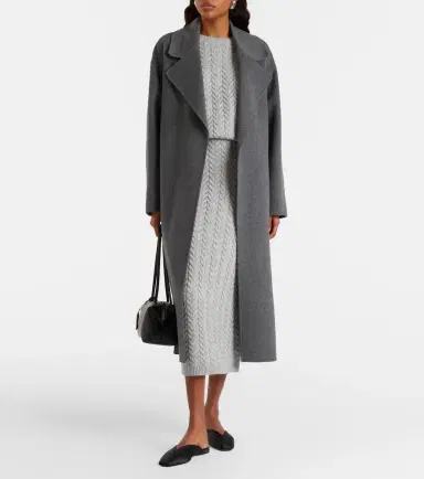 'S Max Mara Hobby virgin wool wrap coat | Thumbnail 4 'S Max Mara Hobby virgin wool wrap coat | Thumbnail 4